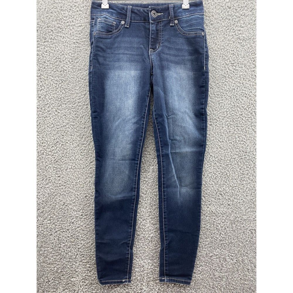 Maurices‎ Womens Jeggings Size XS-R Blue Denim Dark Wash Stretch Skinny Jeans